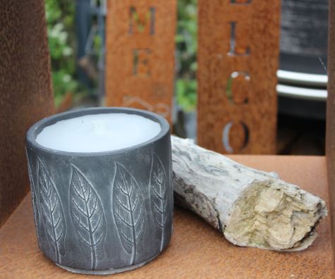 Outdoorkerze mit Dauerdocht duftkerze handmade